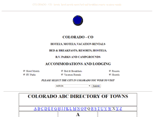 Tablet Screenshot of colorado.sleepfinder.com
